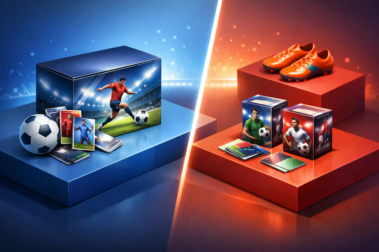 Football Hobby Boxes Versus Blasters
