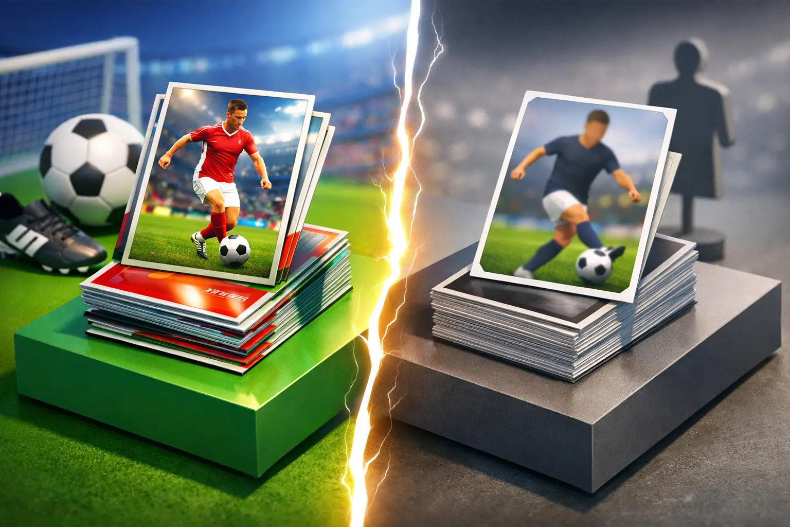 Licensed Football Cards Versus Unlicensed Cards