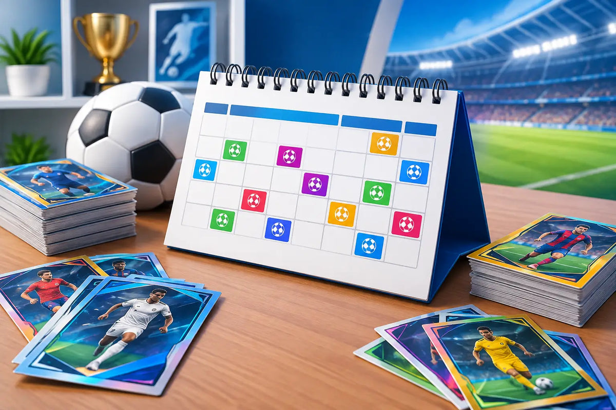 Football Card Release Calendar Guide for 2026