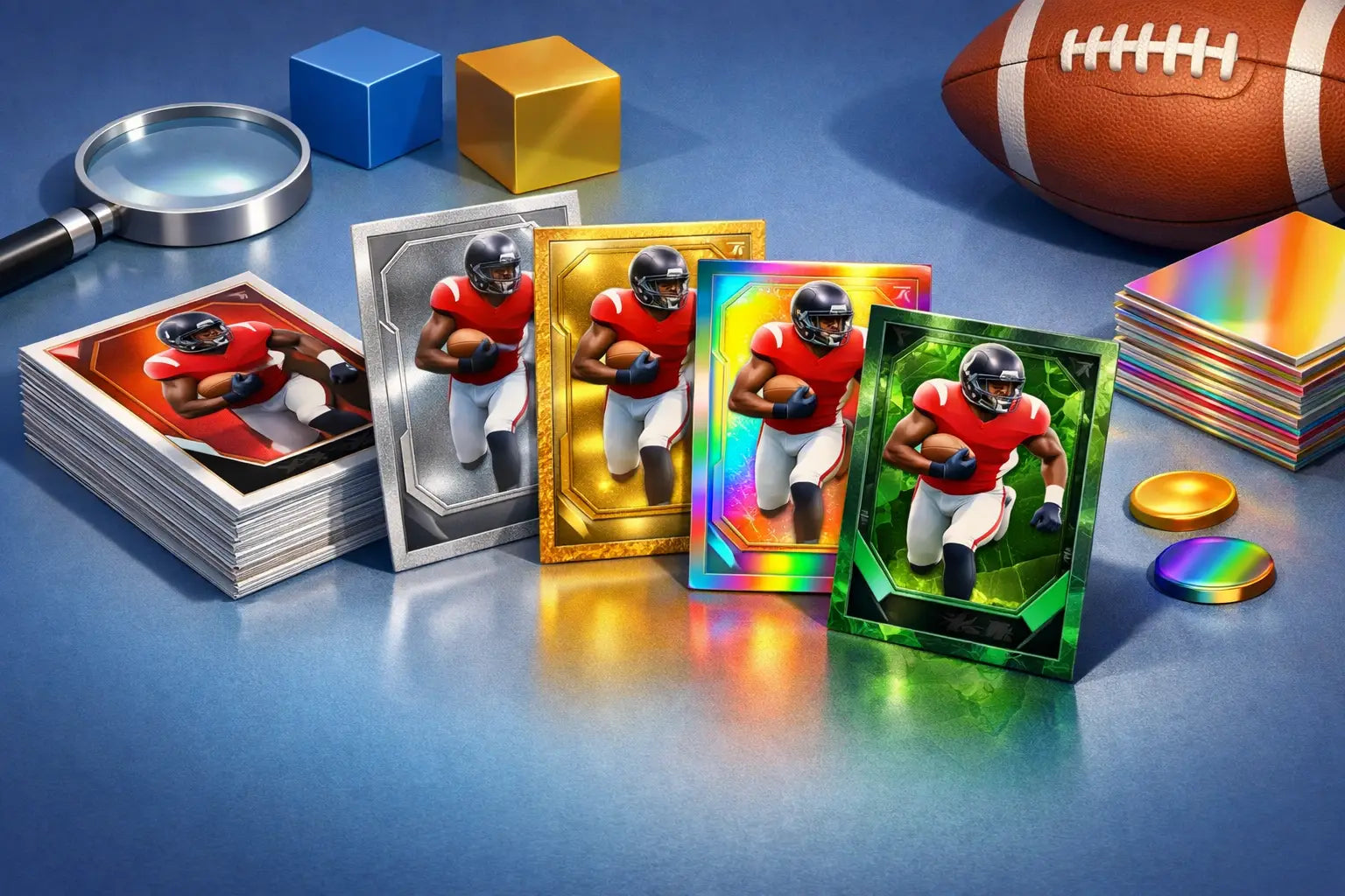 Football card parallels explained simply