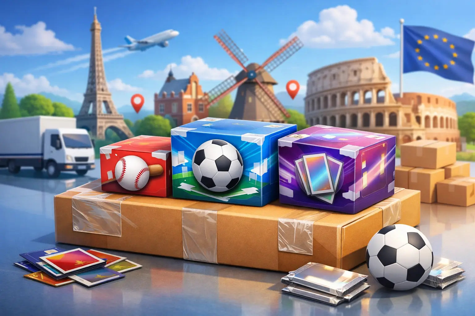Buying Factory Sealed Topps Boxes in Europe