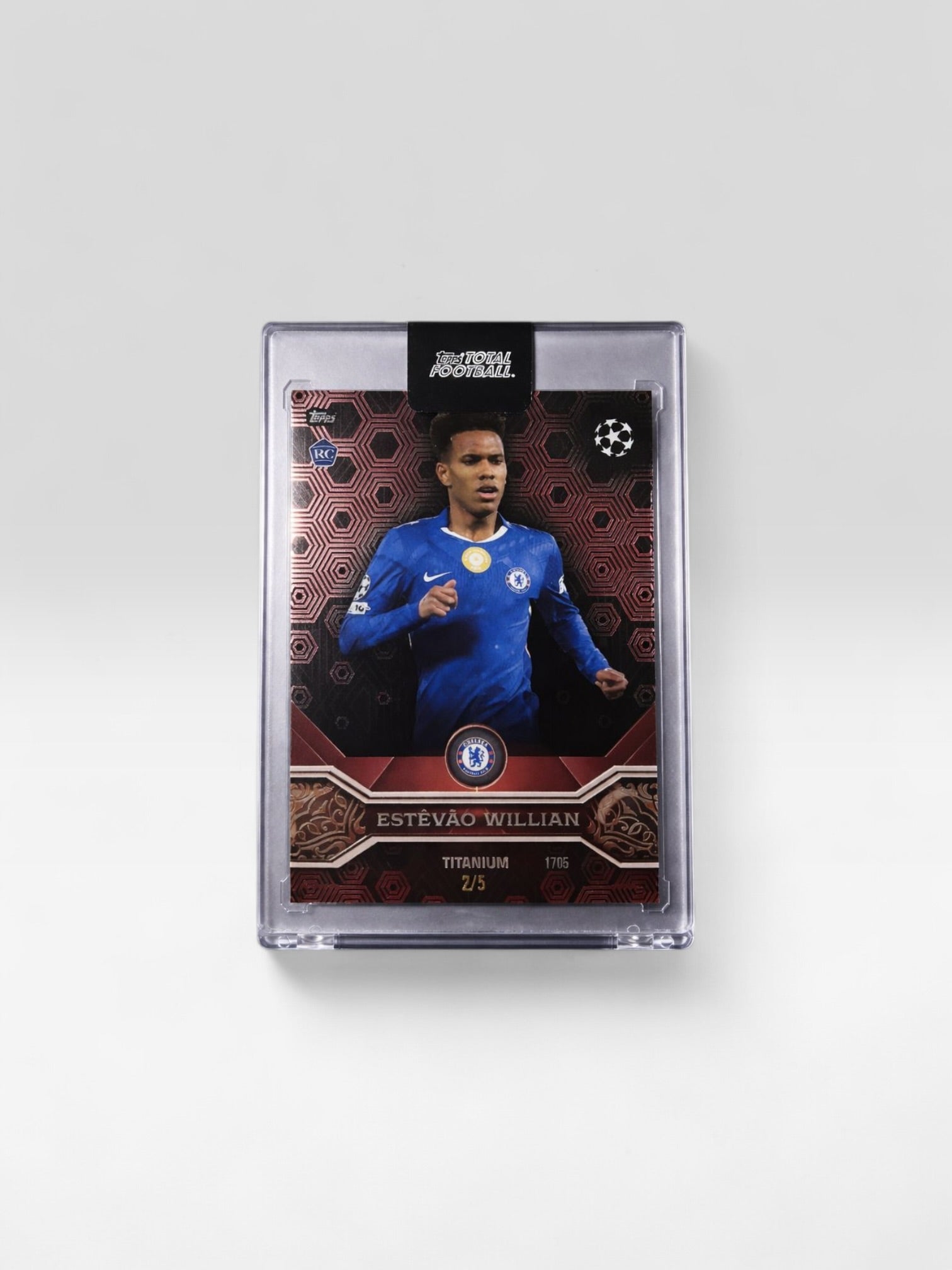 Topps Total Football Titanium UCC Estevao Willian #/5