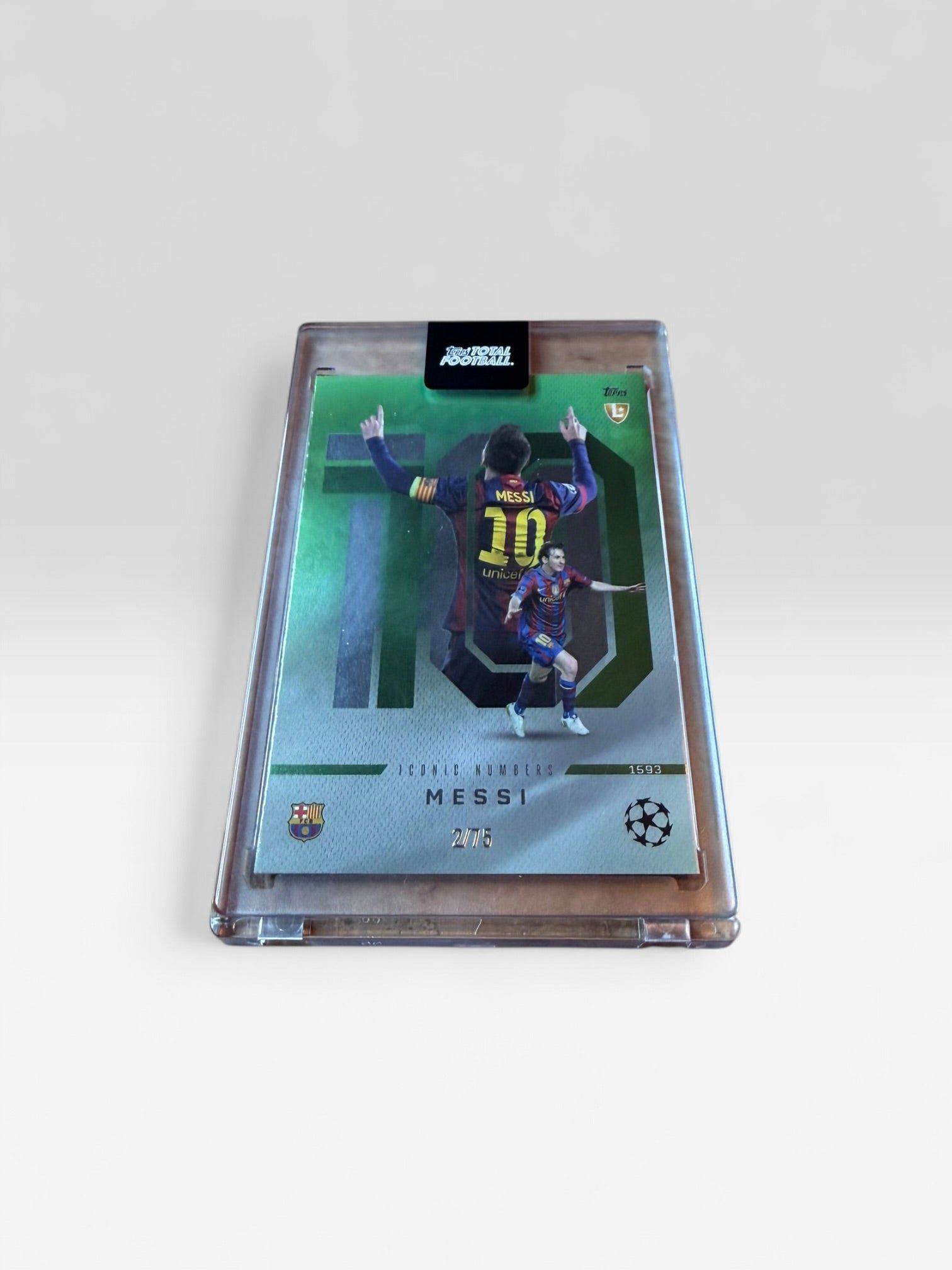 Topps Total Football Lionel Messi Iconic Numbers 2/75